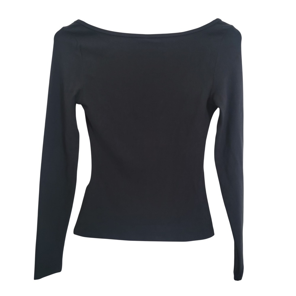 Halara Scoop Neck Long Sleeve Work Warming T-Shirt NEW XS Basic Heatcore Fleece‎ - Picture 8 of 16